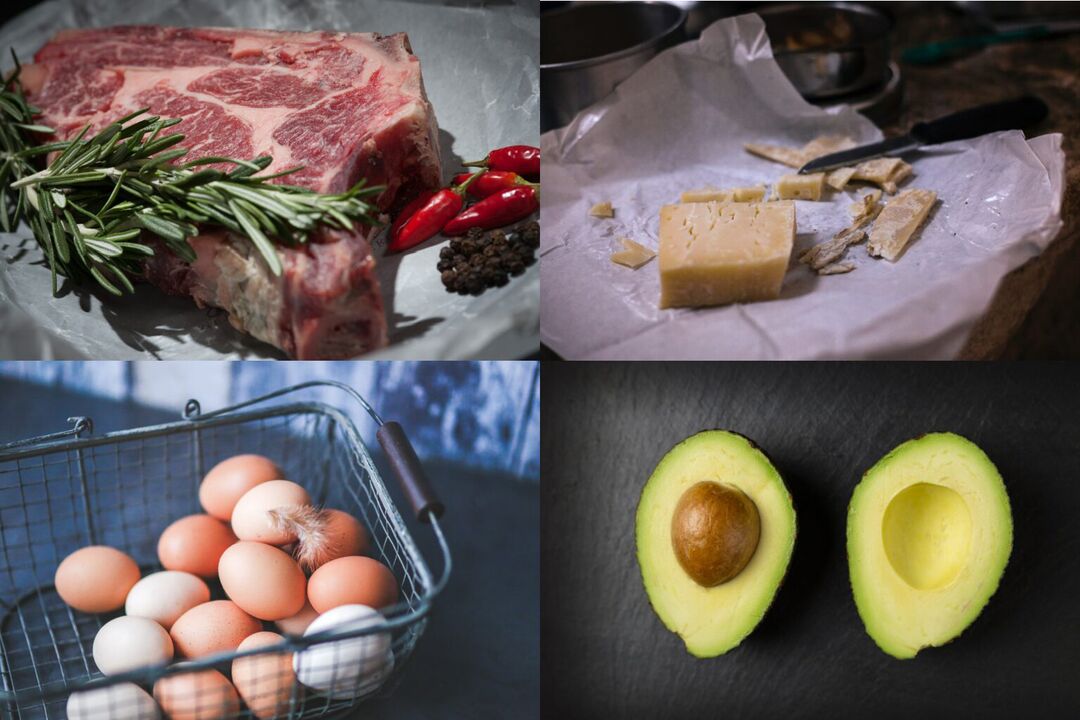 Alimentos para a dieta ceto